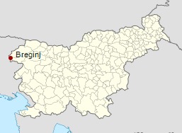 Lokacija Breginja